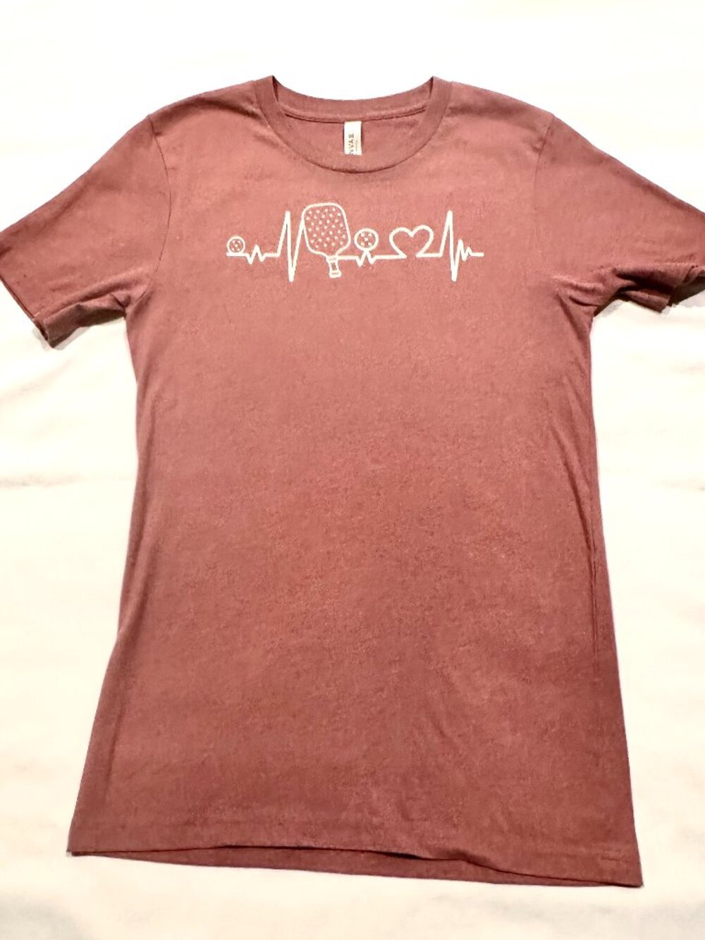 Pickleball Love Heartbeat Tee